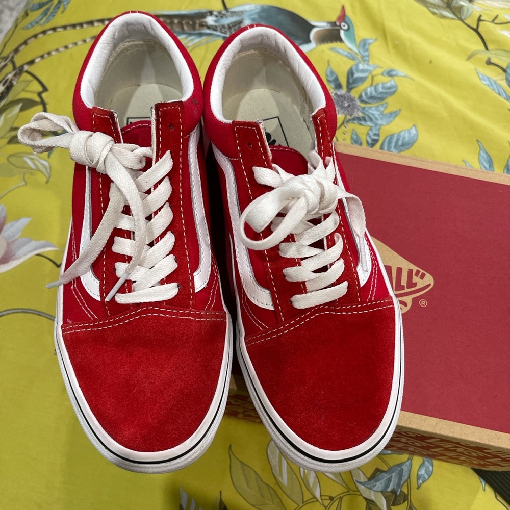 Red classic Vans